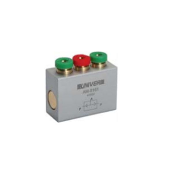 Univer - Signal processing valves Two-way valves "AND" - Quick plug connections Ø 4x2