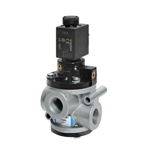 Univer - seat / servo valve for compressed air G1 / 8 3/2 NC