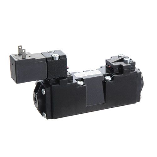 Univer - slider / miniature valve COMPA 4, mounting on base plate 5/2, pneumatic, pneumatic impulse