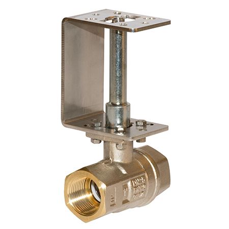 Comparato - stainless steel ball valve for diamond PRO actuator, full bore, DN15, PN40, 1/2 ", W / W