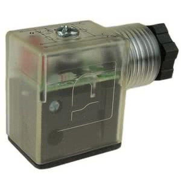 Device plug with diode and varistor type B, suitable for magnetic coils 10-50V 2000er series