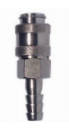 MINI quick connector with hose connection DN 4,2