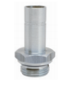 Spindle adapter with BSPP & metric thread nickel plated