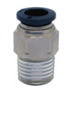 Hexagon socket connector with NPT & UNF thread nickel plated