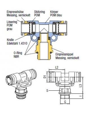 AVS-921P T-Steckanschlussverbinder