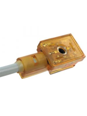 Luminous cable socket type B (I) 230V AC with LED and protective circuit - 3,0m PUR cable