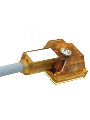 Luminous cable socket type A 230V AC with LED and protective circuit - 3,0m PUR cable