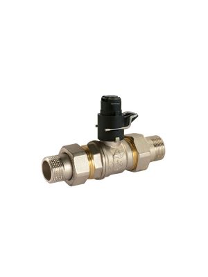 Comparato - Ball valve for Sintesi actuator with spacer for solar systems, full bore, DN25, PN16, 1 ", M / M