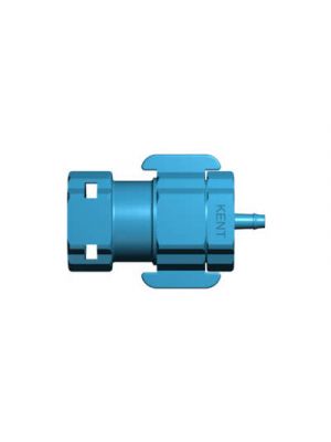Quick coupling with closing valve for hose connection, female