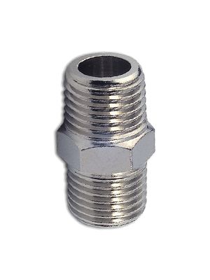 Double nipple with BSPT thread