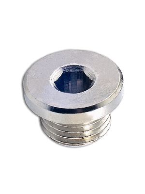 Sealing plug with BSPP & metric thread, hexagon socket