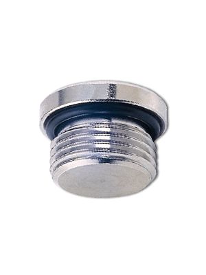 Sealing plug with BSPP & metric thread, hexagon socket and O-ring
