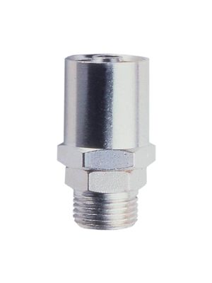 Connector with BSPP external thread and hose connector