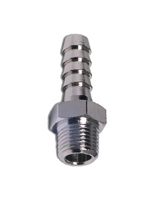 Hose connector male with BSPT male thread