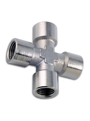 Crosspiece with BSPT internal thread
