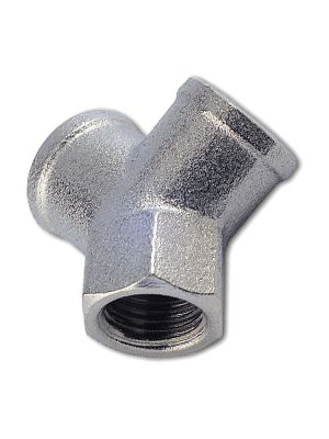 Y-piece with BSPT internal thread