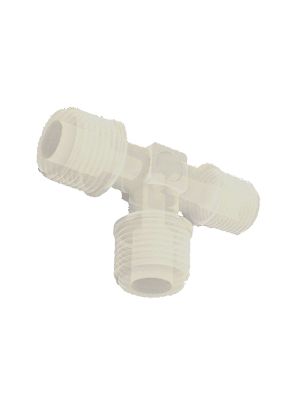 T-piece laterally reduced with BSPT male thread