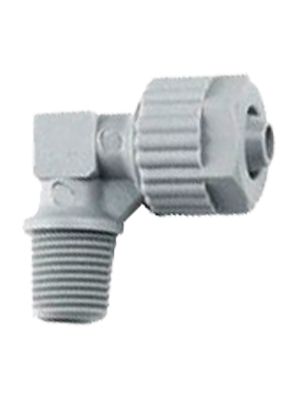 L quick connect connector with NPT male thread