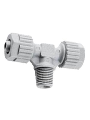 T quick connector with NPT male thread