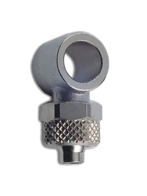 L quick connector with ring piece