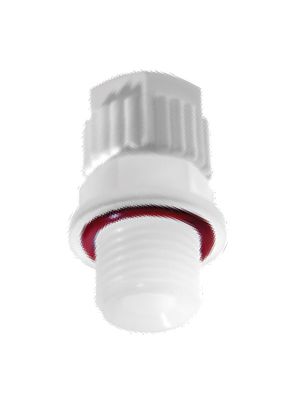 Quick connector with BSPP male thread and O-ring