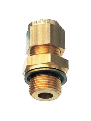 Threaded fitting with BSPP male thread and seal