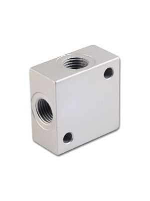 Distribution block made of aluminum
