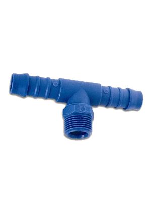 T-hose connector male with BSPT male thread