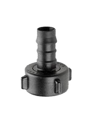 Hose connector with internal thread and seal