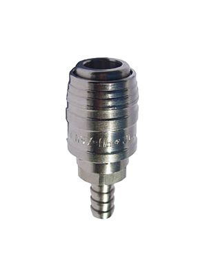 Safety quick connector with hose connection