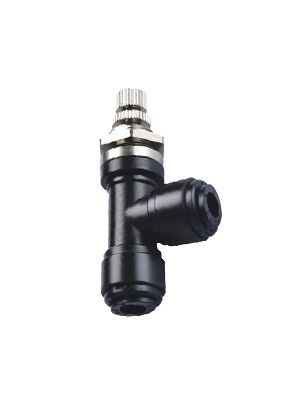 Metric L flow regulator