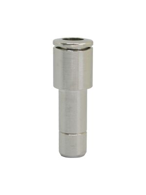 Reduced stem plug connector, nickel plated