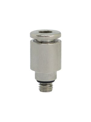 Socket connector with hexagon socket, UNF thread nickel-plated