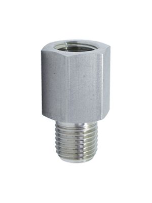 Adapter with NPT female thread and BSPT male thread