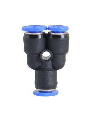 Compact reduced Y-plug connector