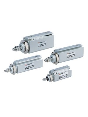 SMC Pneumatic - C (D) JP2, miniature cylinder, double acting, standard piston rod