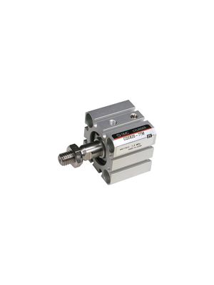 SMC Pneumatics - C (D) QS, compact cylinder, single acting, spring force extended / retracted