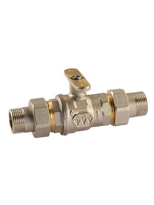 Comparato - Ball valve for Diamant PRO actuator, Full bore, DN25, PN16, 1 ", M / M