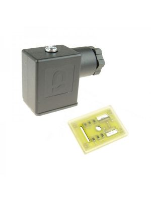Appliance plug type B with luminous seal 230V AC with LED