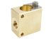 Mounting block Ø15mm for micro valves made of Alu - G1/8