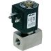 2-way solenoid valve, high pressure, G 1/8 ", stainless steel, normally closed, direct operated
