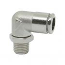 Push-In connectors nickel-plated brass 